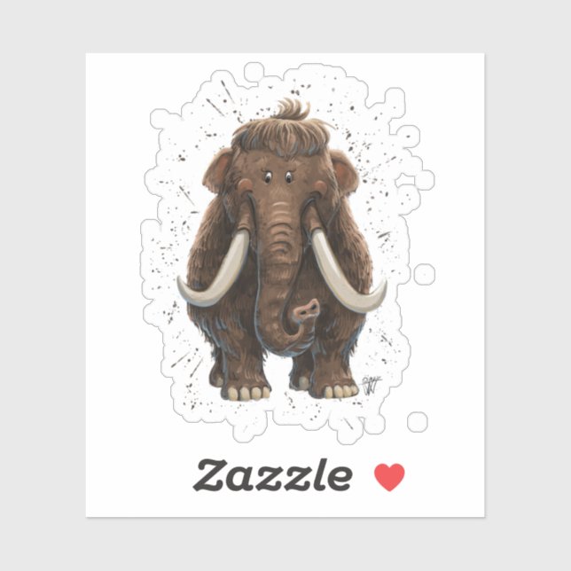 Animal Parade Mastodon Sticker (Sheet)