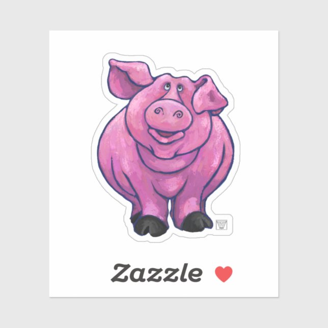 Animal Parade Pig Sticker (Sheet)
