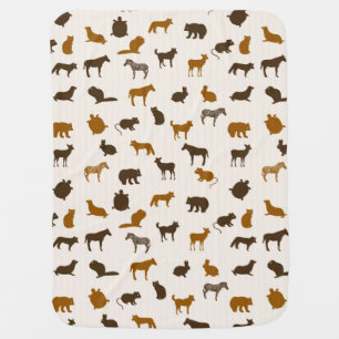Animal pattern 1 baby blanket
