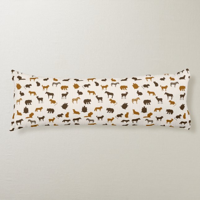 Animal pattern 1 body pillow (Front)