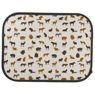 Animal pattern 1 car floor mat