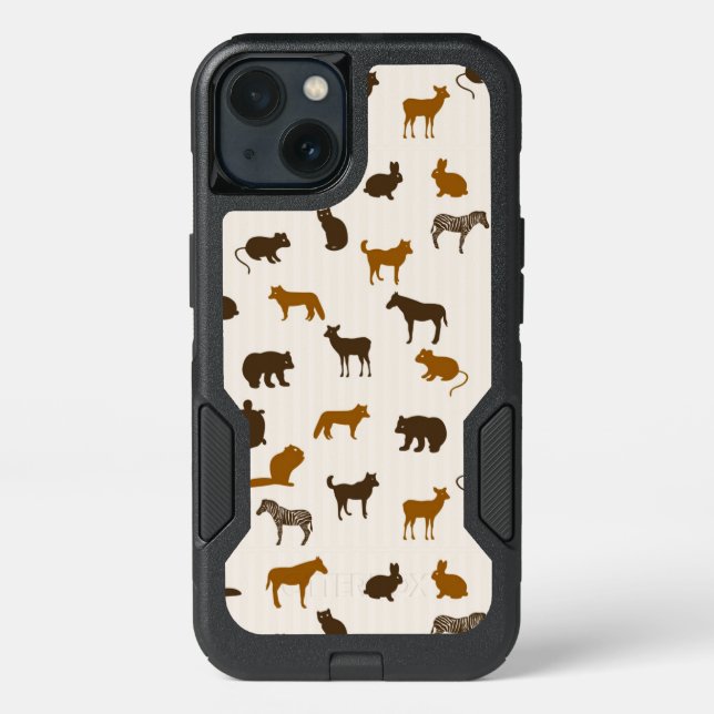 Animal pattern 1 otterbox iPhone case (Back)