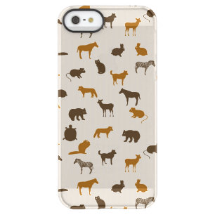 Animal pattern 1 permafrost iPhone SE/5/5s case
