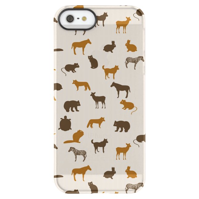 Animal pattern 1 uncommon iPhone case (Back)