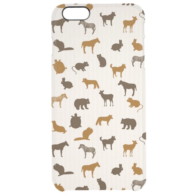Animal pattern 1 uncommon iPhone case (Back)