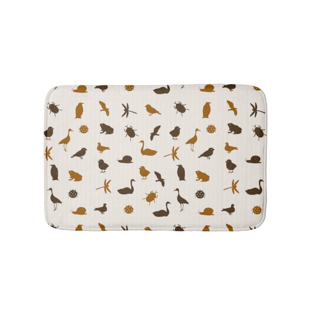 Animal pattern 2 bathroom mat (Front)