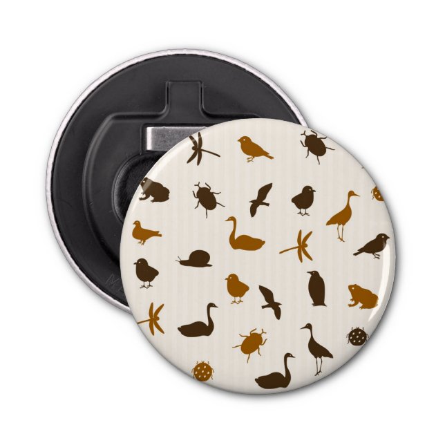 Animal pattern 2 bottle opener (Front)