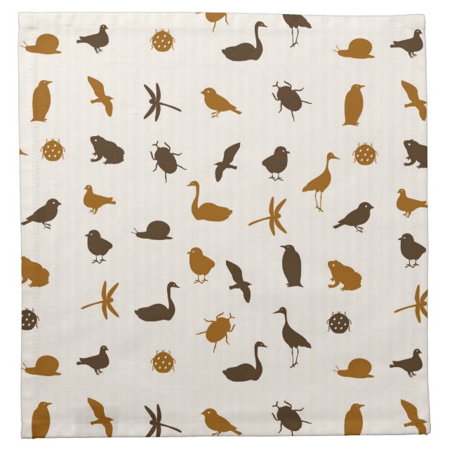 Animal pattern 2 cloth napkin (Front)