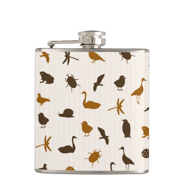 Animal pattern 2 flask (Front)