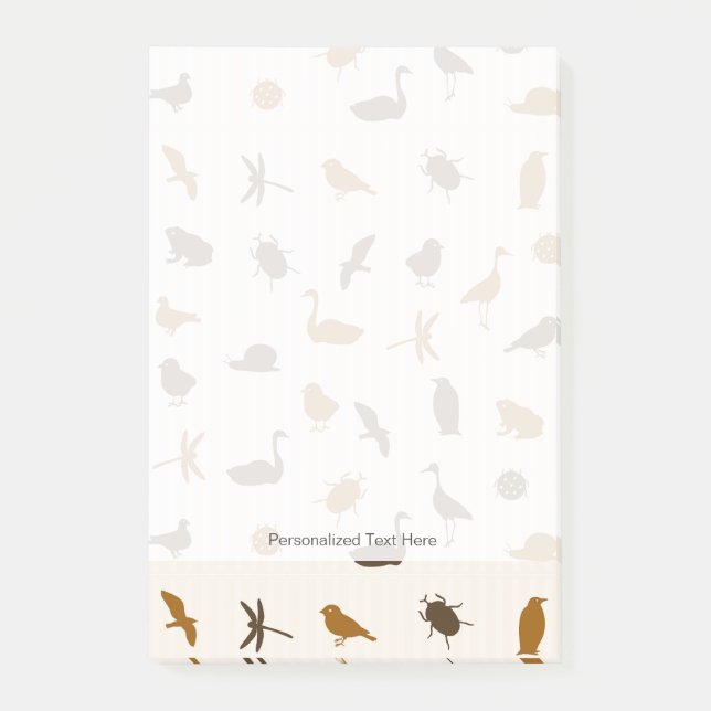 Animal pattern 2 post-it notes (Front)