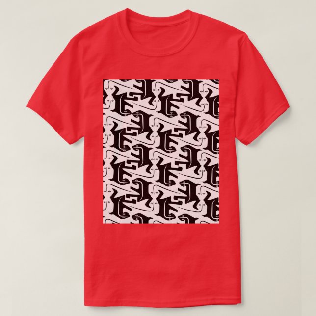 Animal pattern Graphic  T-Shirt (Design Front)