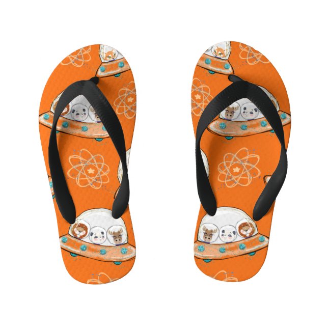 Animal Patterns Kid's Flip Flops (Footbed)