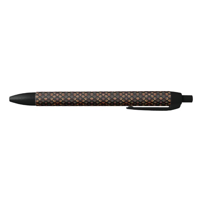 Animal Paw Pet Silhouette Thanksgiving Black Pen (Bottom)