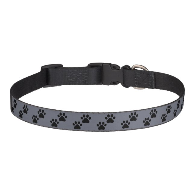 Animal paw print cat dog critter pet collar (Front)