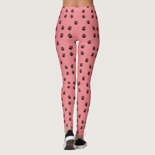 Animal Paw Print Leggings