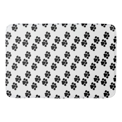 Animal Paw Prints Bath Mat