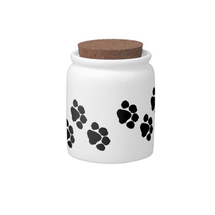 Animal Paw Prints Candy Jars