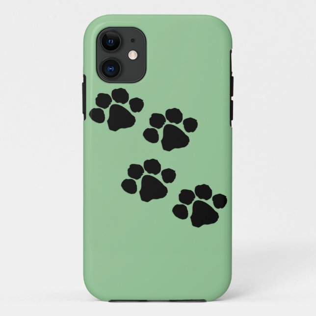 Animal Paw Prints Case-Mate iPhone Case (Back)