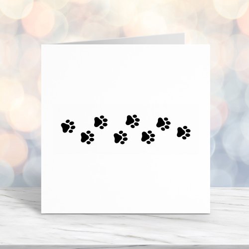 Animal Paw Prints _ Cat Dog Pet Self_inking Stamp