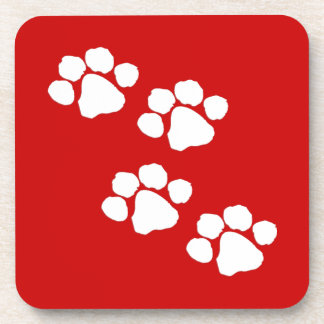 Animal Paw Prints Drink Coaster
