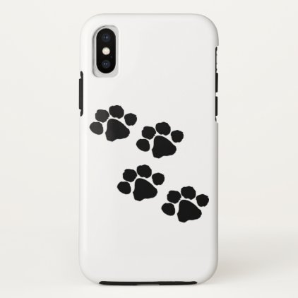 Animal Paw Prints iPhone X Case