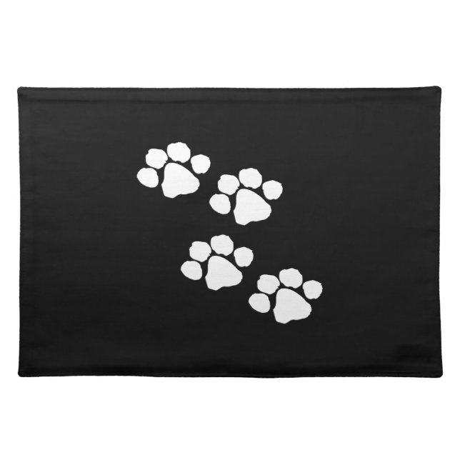 Animal Paw Prints Placemat (Front)