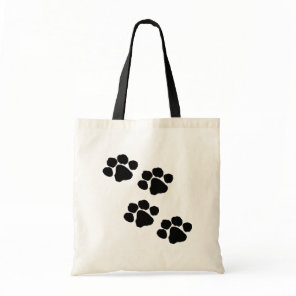 Animal Paw Prints Tote Bag