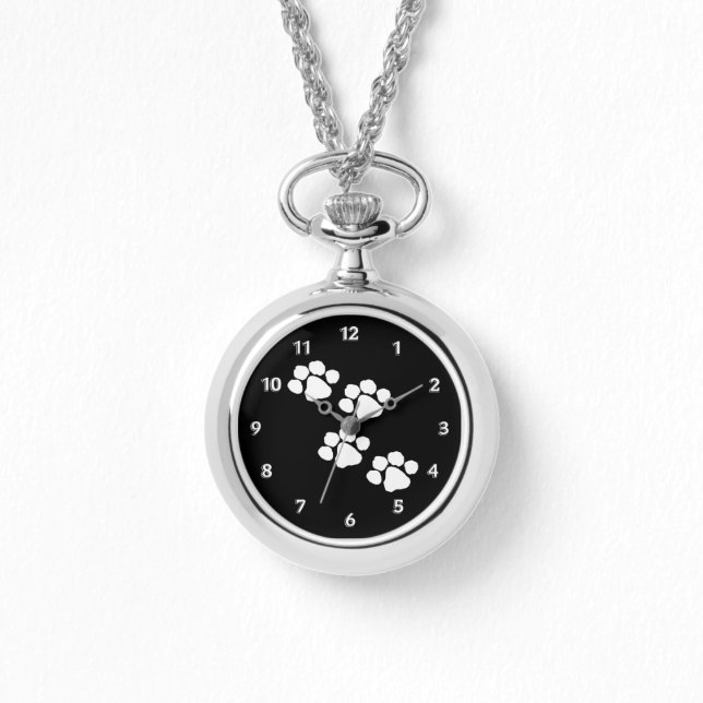 Animal Paw Prints Watch (Front)