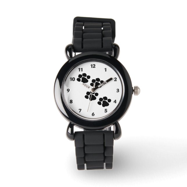 Animal Paw Prints Watch (Front)