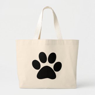 Animal Paw Tote Bag