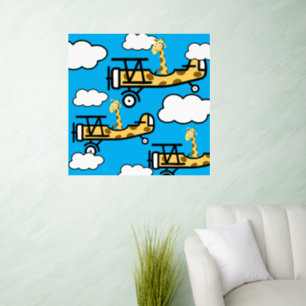 Animal Pilot Nursery Art Wall Decal