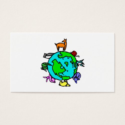 Animal Planet Business Card Template