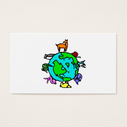 Customizable Animal Planet Business Card Template