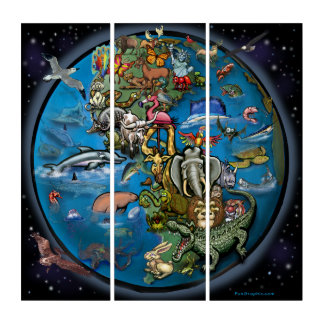 Animal Planet Triptych