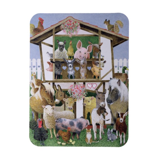 Animal Playhouse Magnet (Vertical)