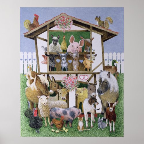 Animal Playhouse Poster