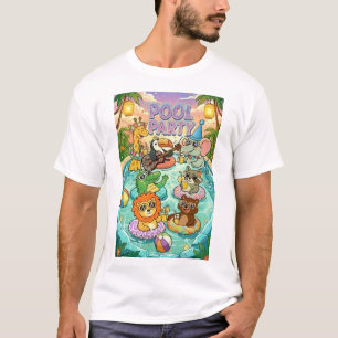 Animal Pool Party T-Shirt