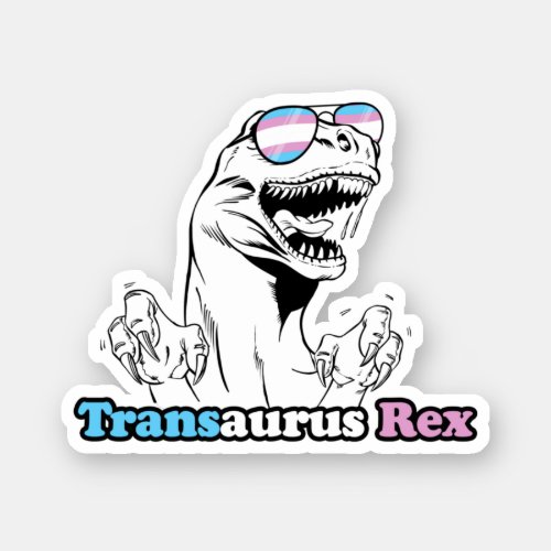 Animal Pride _ Transaurus Rex Sticker