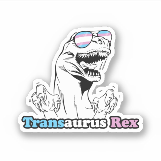 Animal Pride - Transaurus Rex Sticker (Front)
