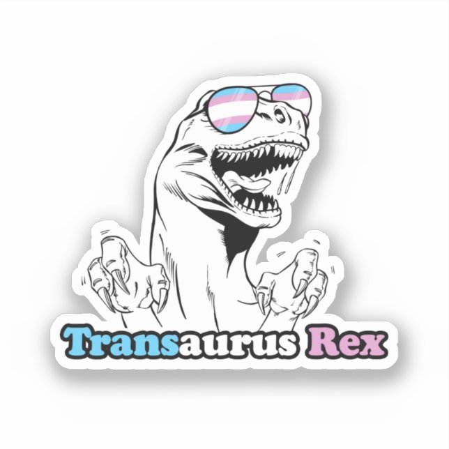 Animal Pride - Transaurus Rex Sticker (Front)