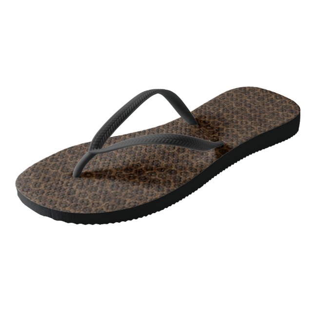 Animal Print 2 Flip Flops (Angled)
