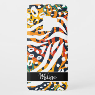 Animal Print Abstract Pattern Personalized Name Case-Mate Samsung Galaxy S9 Case