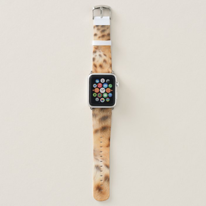 animal print watch band