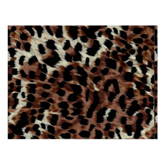 Animal Print Art Post Cards