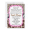 Animal Print Baby Shower Invitation