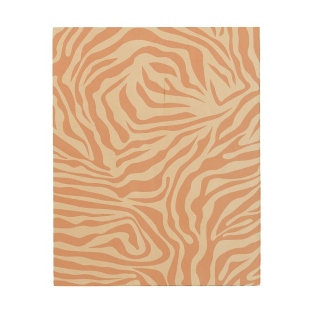 Animal Print Beige Zebra Stripes (Front)