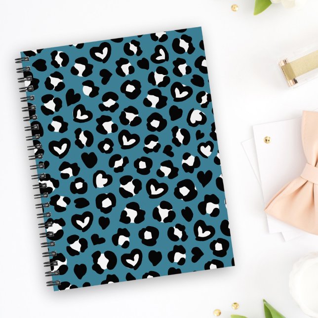 Animal Print, Blue Leopard, Cheetah Spots, Hearts Planner (Creator Uploaded)