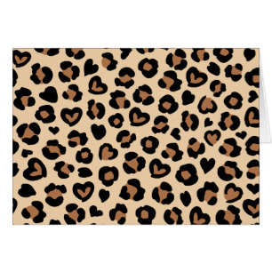 Animal Print, Brown Leopard, Cheetah Spots, Hearts