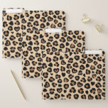 Animal Print, Brown Leopard, Cheetah Spots, Hearts File Folder