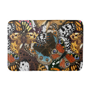 Animal print. Butterfly wings. Bath Mat